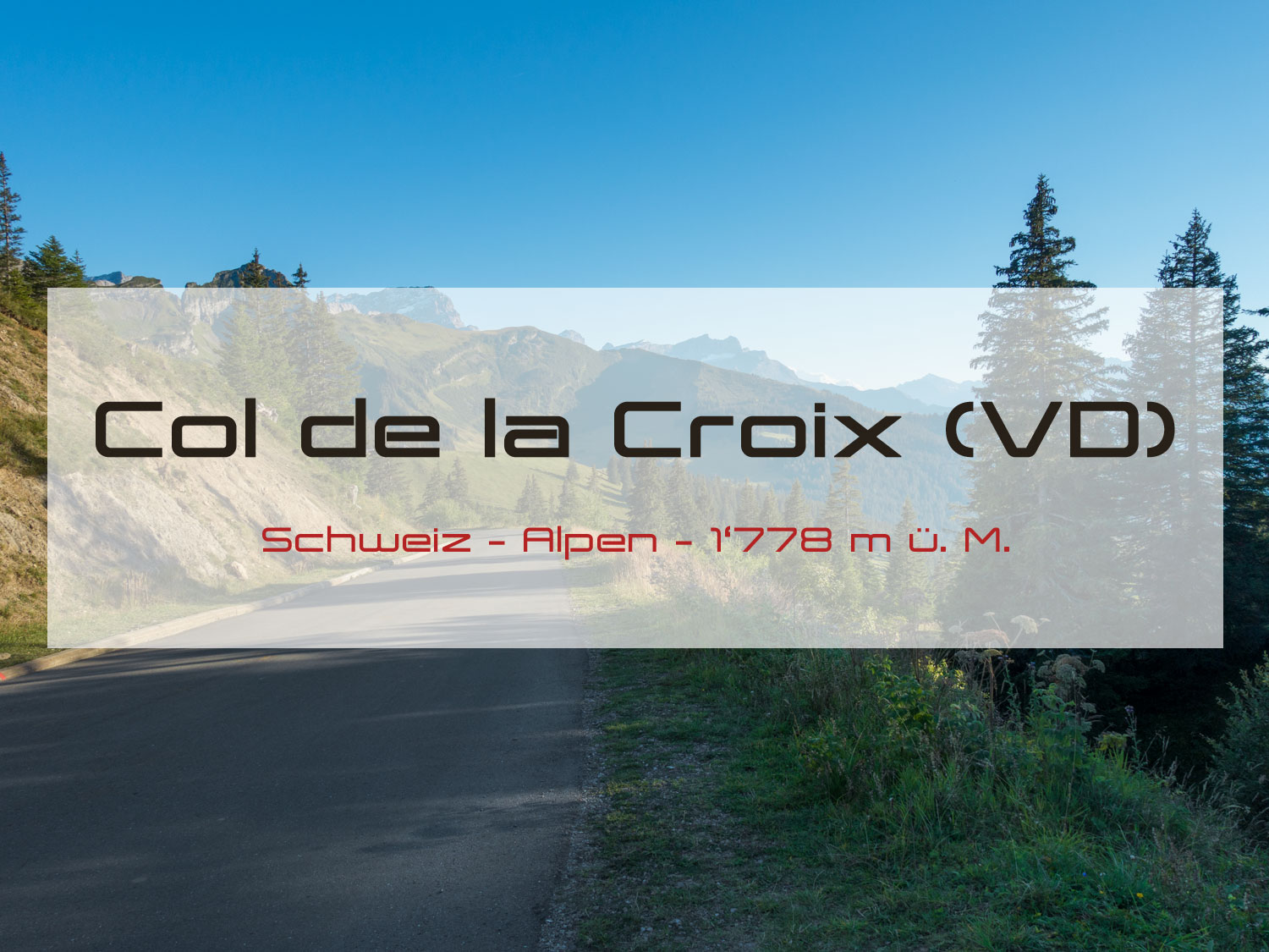 Col de la Croix (VD)