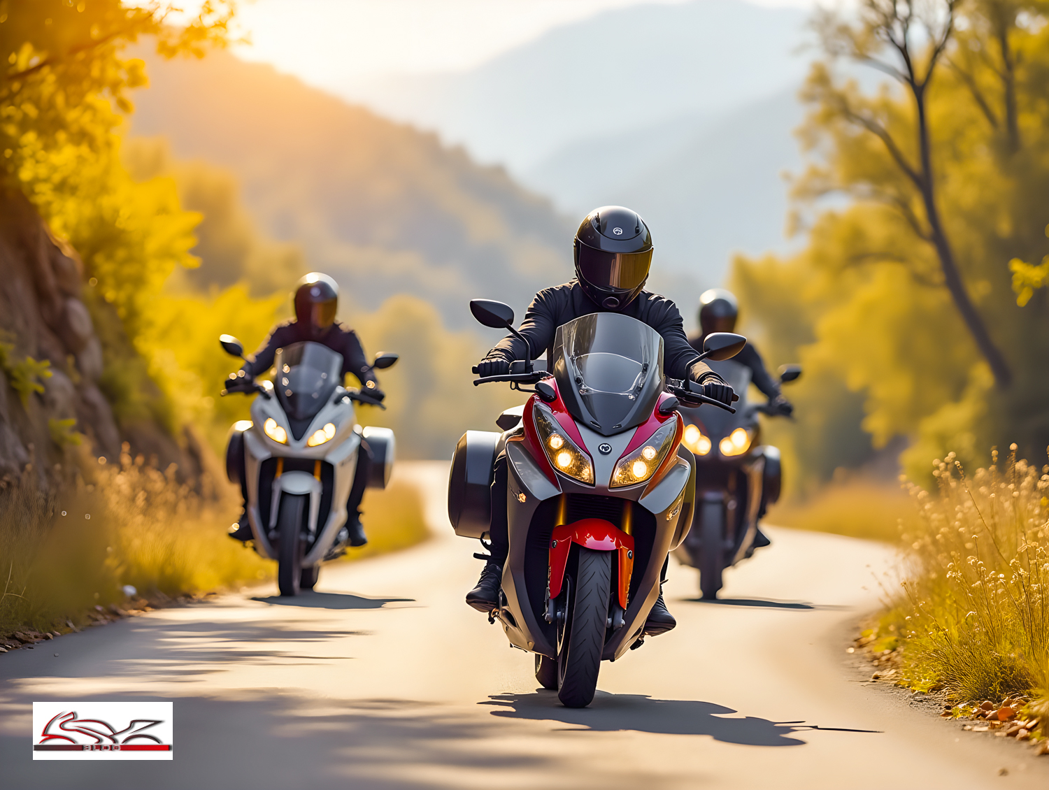 Motorradfahren in der Gruppe