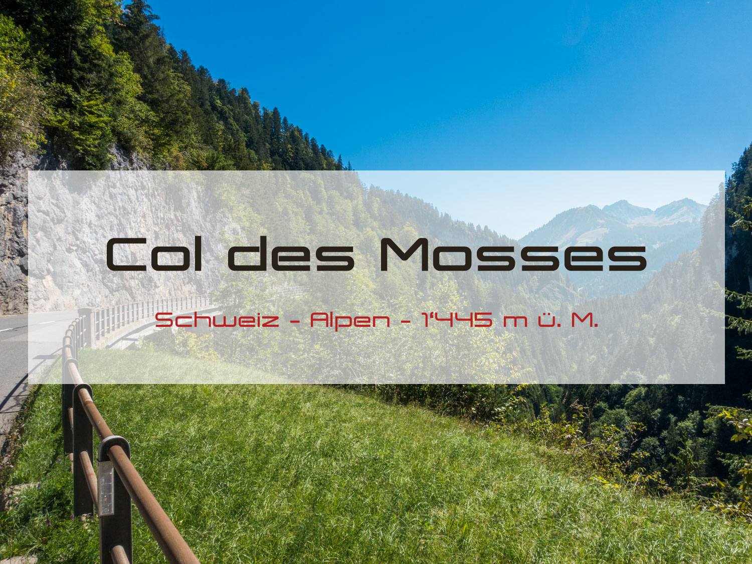 Col des Mosses