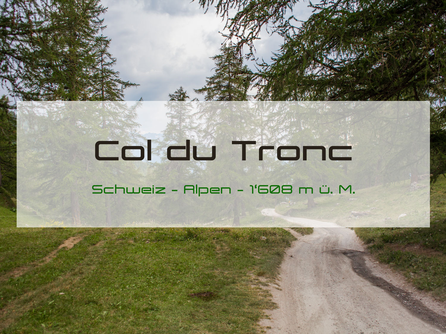 Col du Tronc