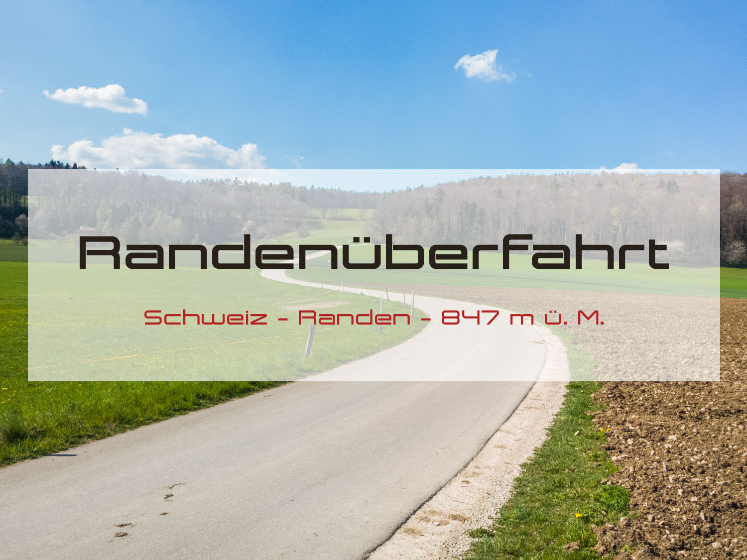 Randenüberfahrt
