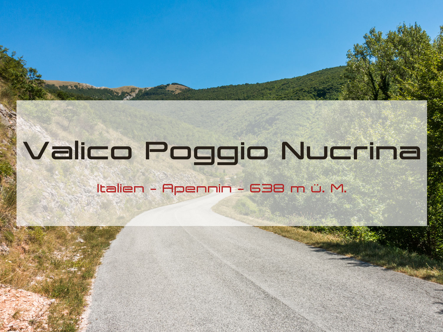 Valico Poggio Nucrina