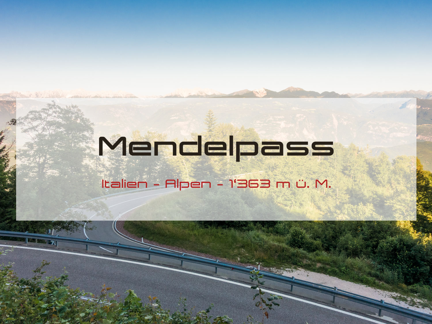 Passo Mendola / Mendelpass